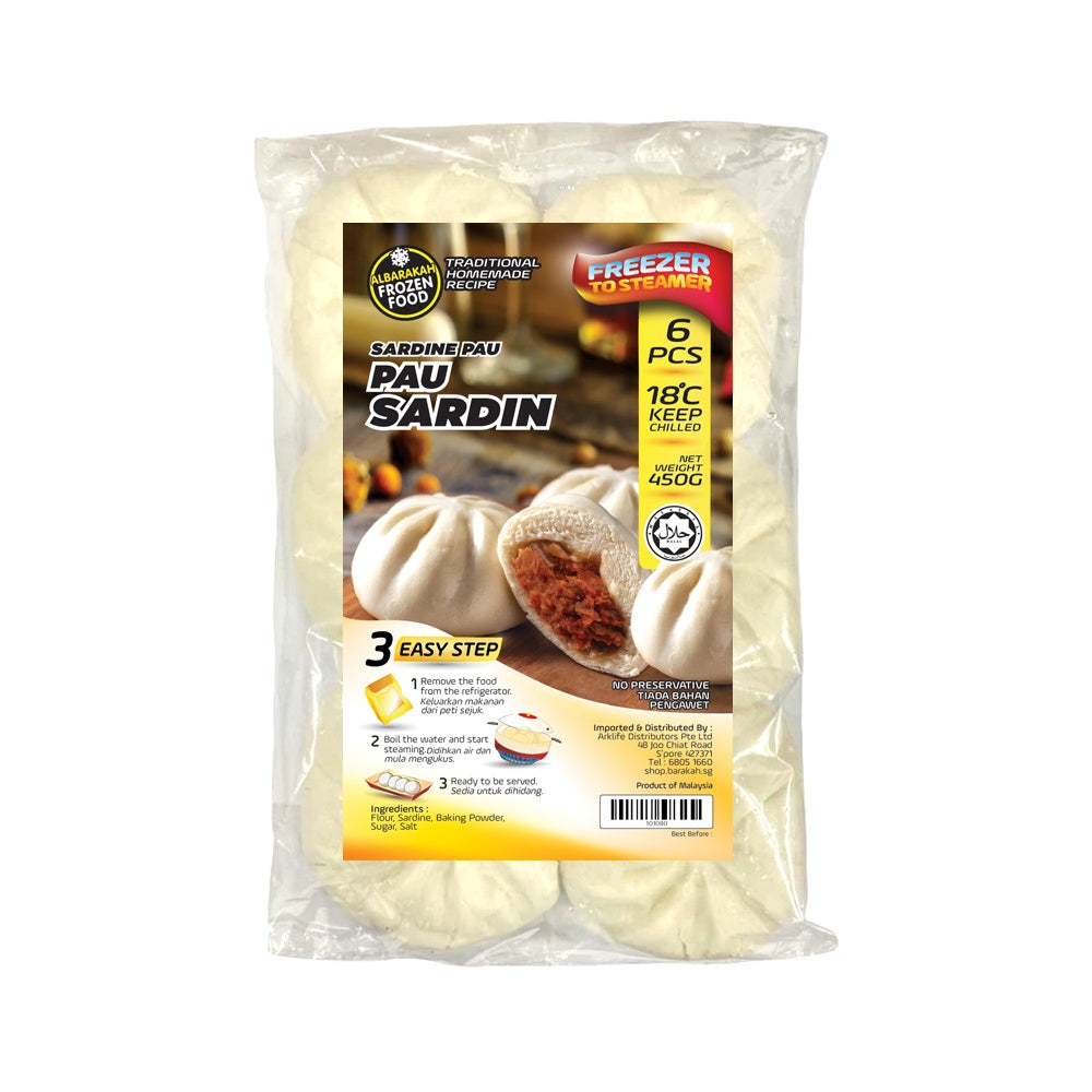 Al Barakah Frozen, Pau Sardin, 6 pcs (Big)