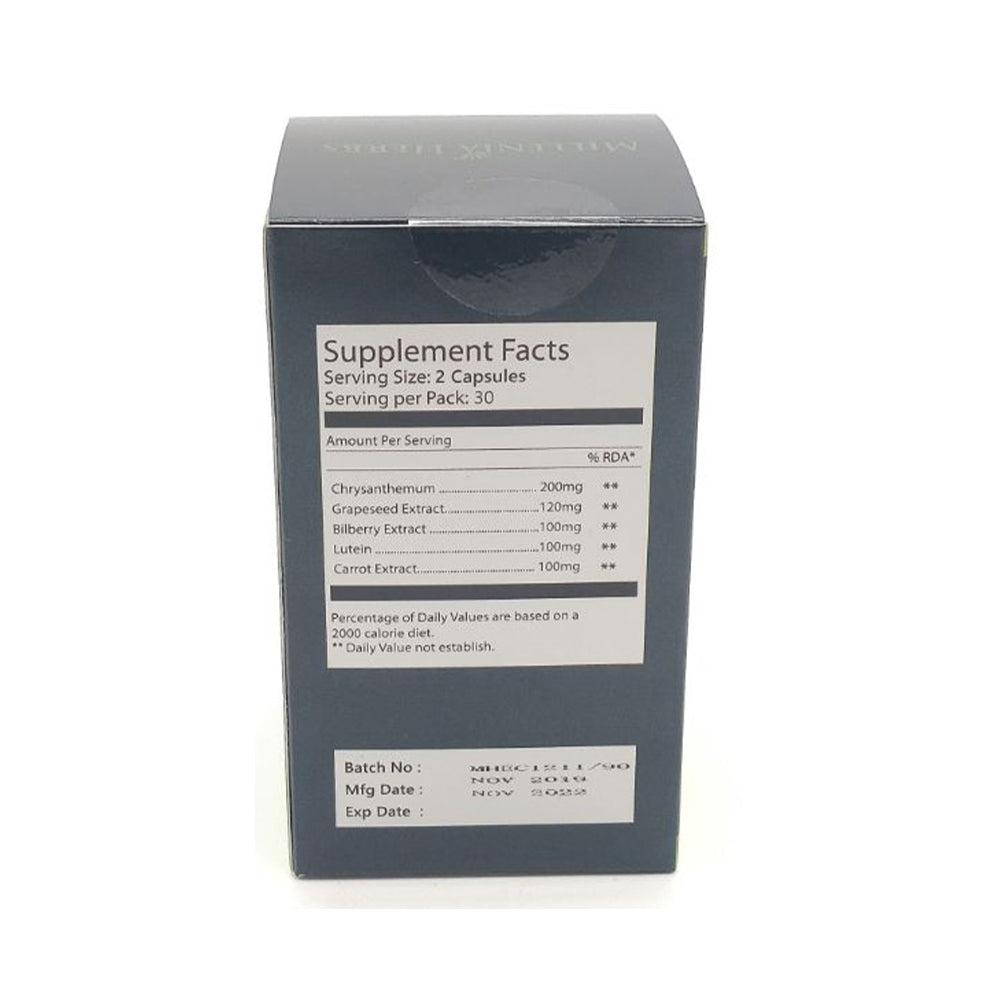 Millenia Herbs, Advanced Eye Care Formula, 60 capsules