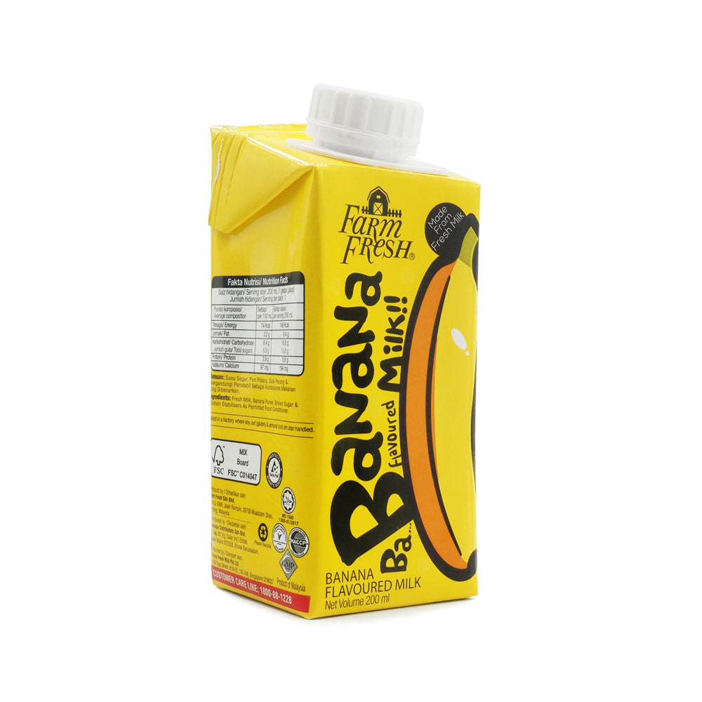 Farm Fresh, Banana Milk, 200 ml