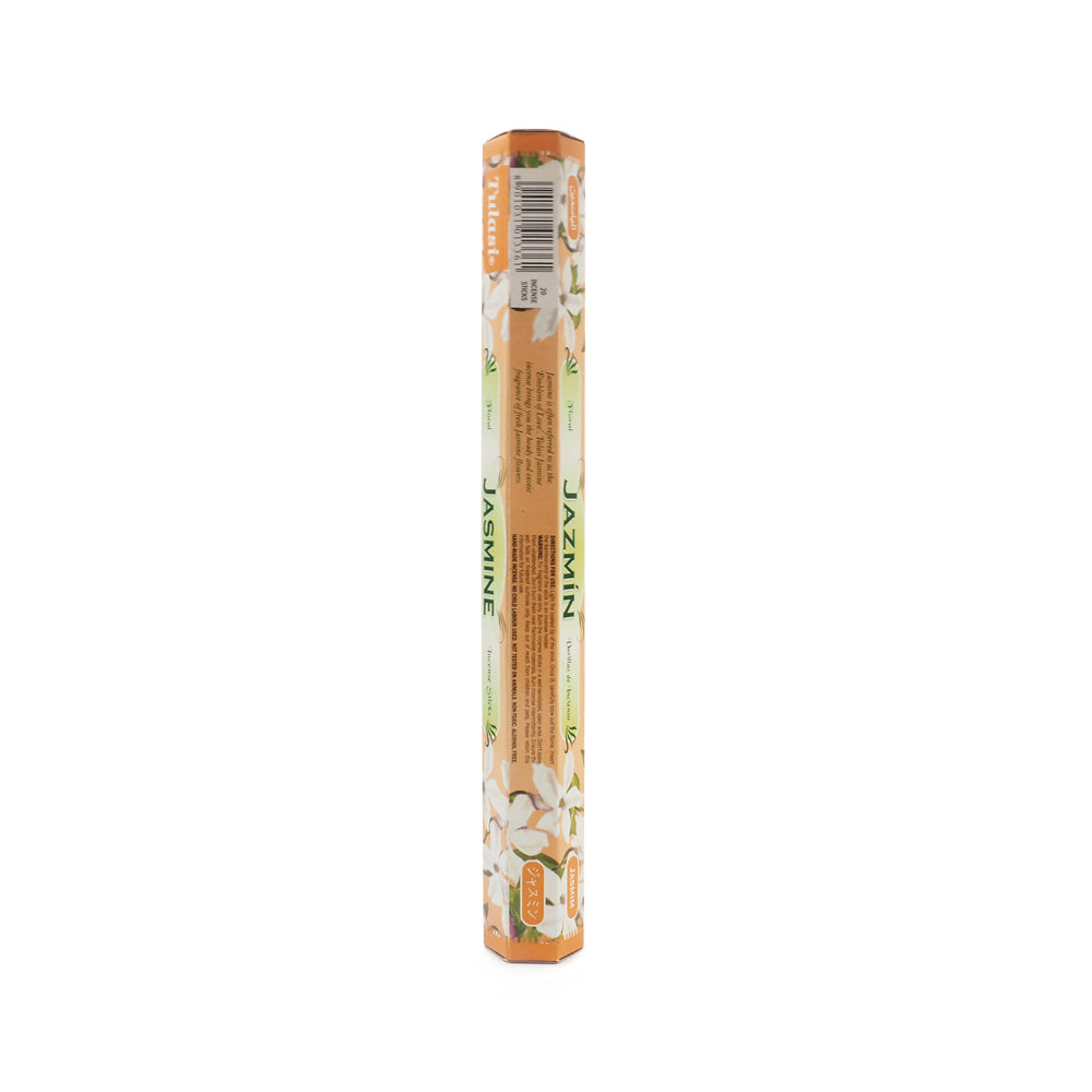 Tulasi, Jasmine, 20 Incense Sticks, 1 roll