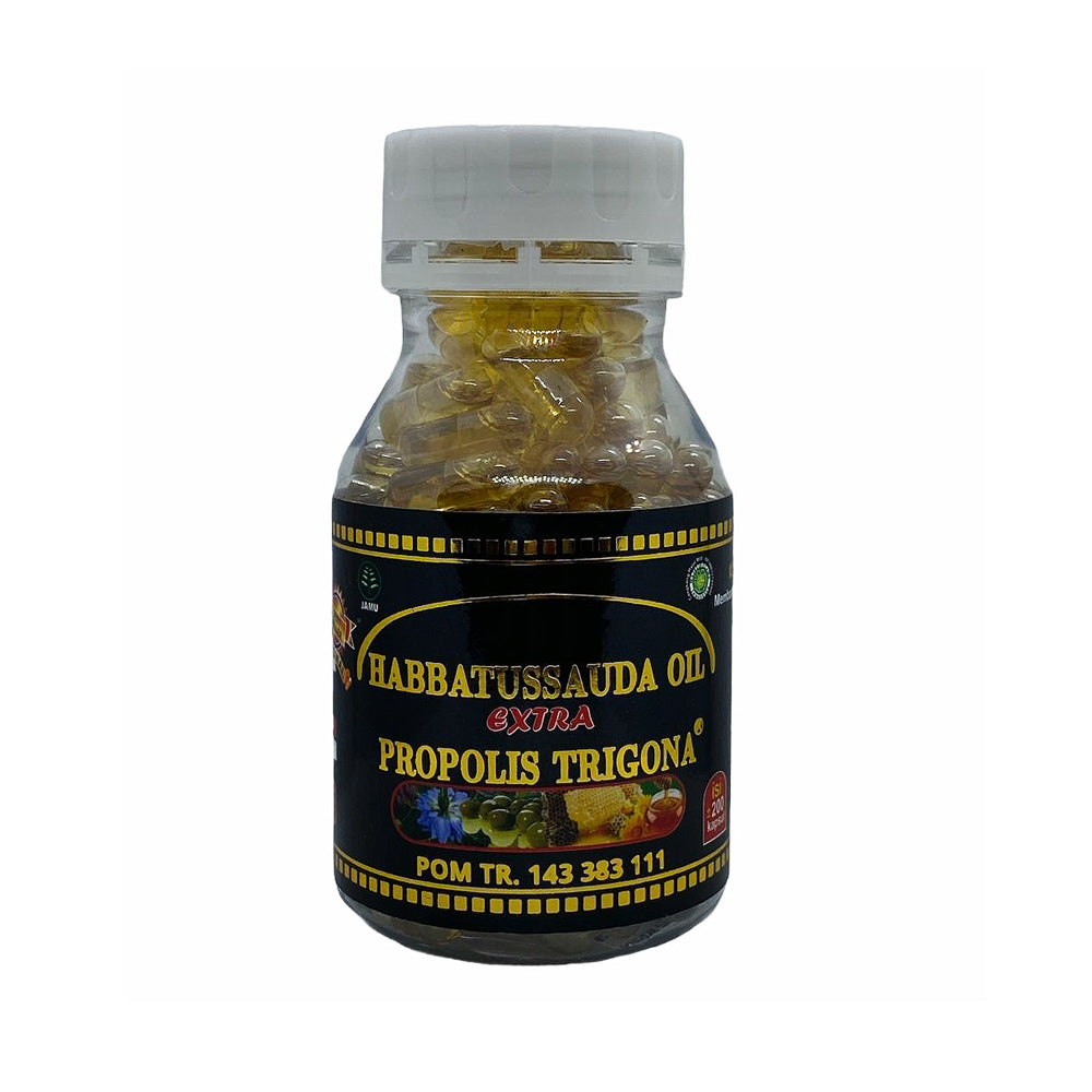 UMS, Habbatussauda Extra Propolis Trigona, 200 caps