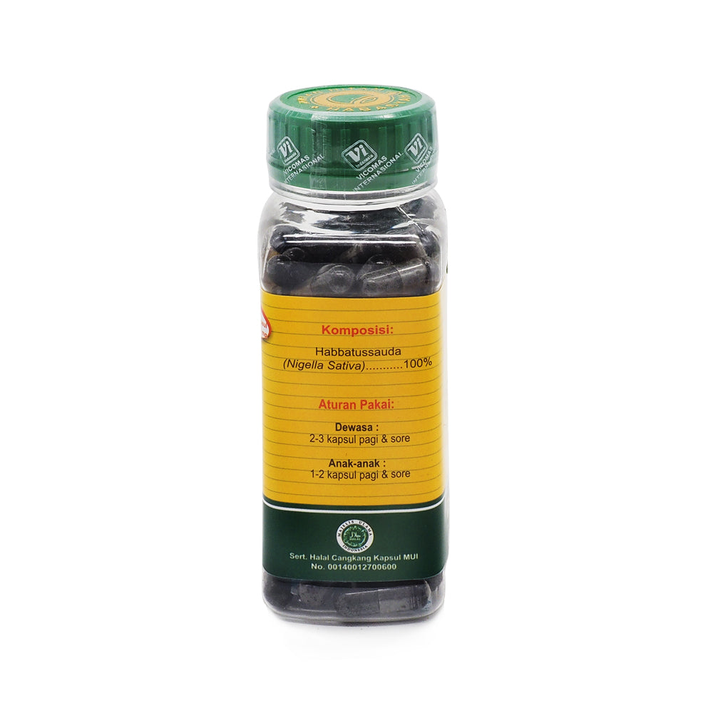 Cap Kurma Ajwa, Habbatus Sauda, 120 capsules