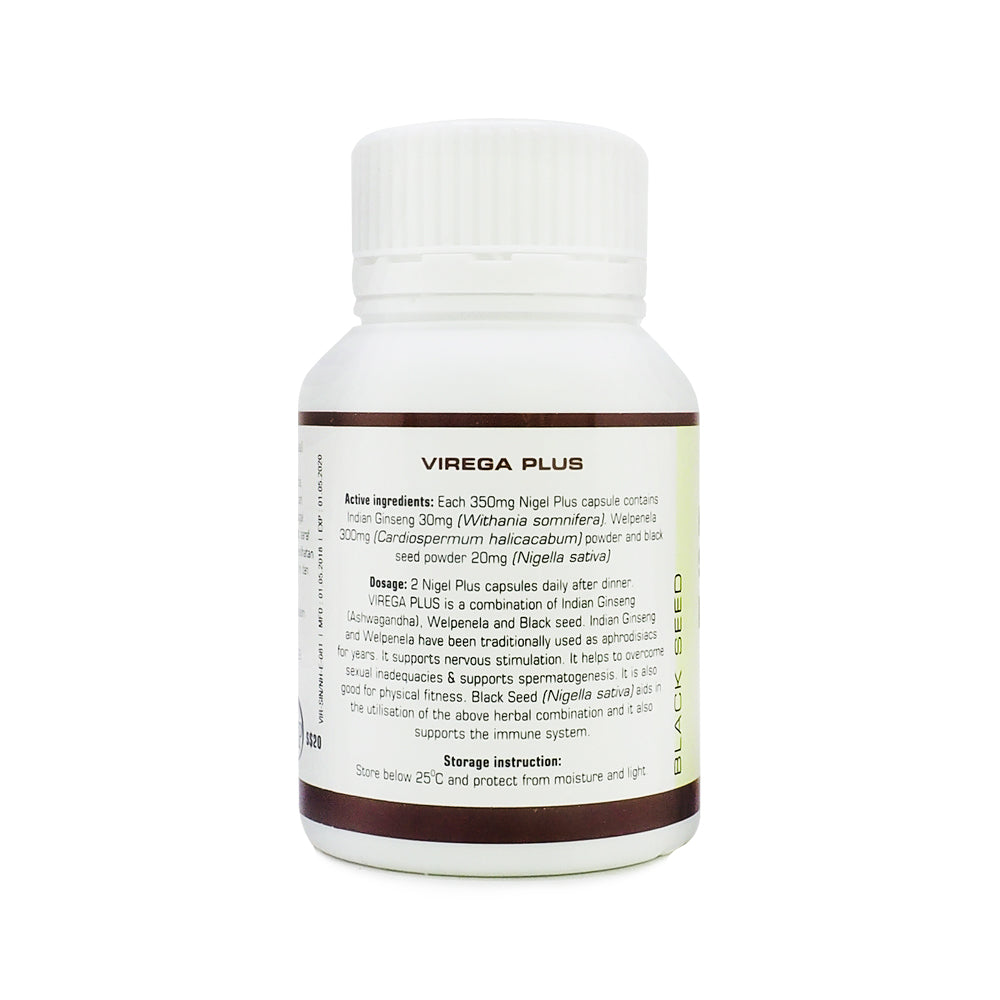 Nigel Plus, Black Seed with Virega Plus, 60 softgels