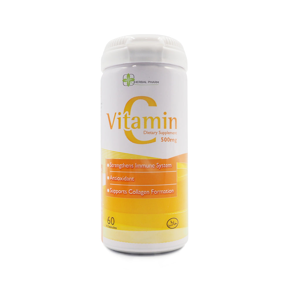 Herbal Pharm, Vitamin C, 500 mg x 60 V-capsules