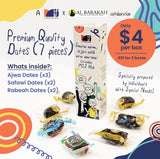 MiJ Hub, Assorted Individually Wrapped Dates, 7 pcs