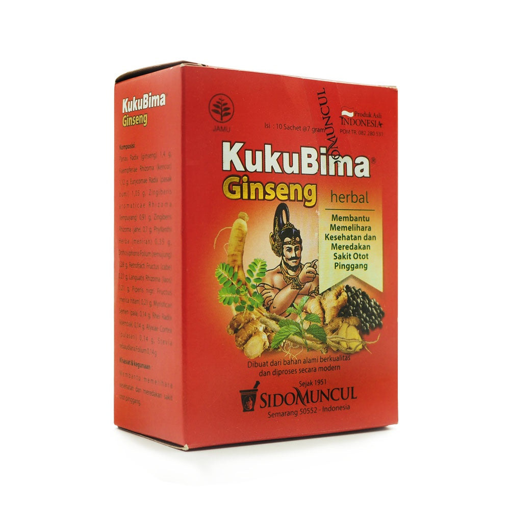 Sido Muncul, Kuku Bima, Ginseng, 10 sachets x 7 g