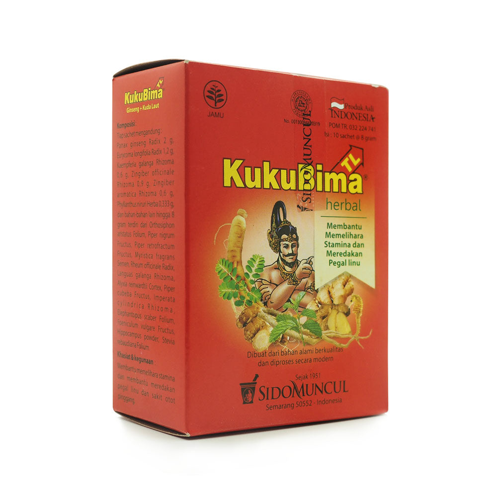 Sido Muncul, Kuku Bima, TL Herbal, 10 sachets x 8 gm