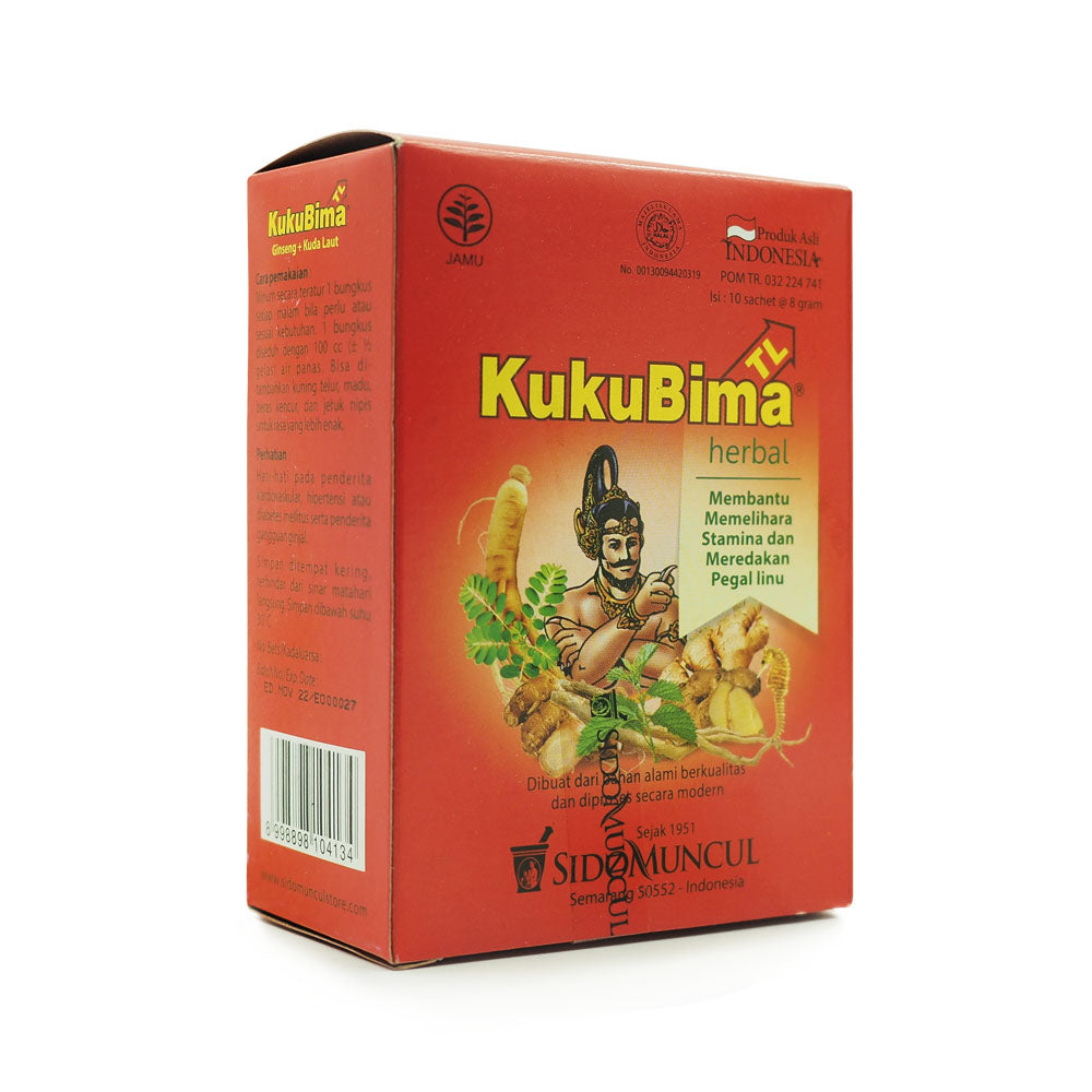 Sido Muncul, Kuku Bima, TL Herbal, 10 sachets x 8 gm