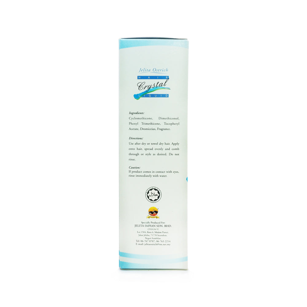 Jelita Ostrich, Hair Crystal Liquid, 150 ml