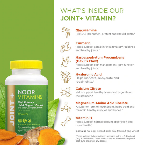 Noor Vitamins, Joint +, 90 tablets Al Barakah Health & Beauty Mart