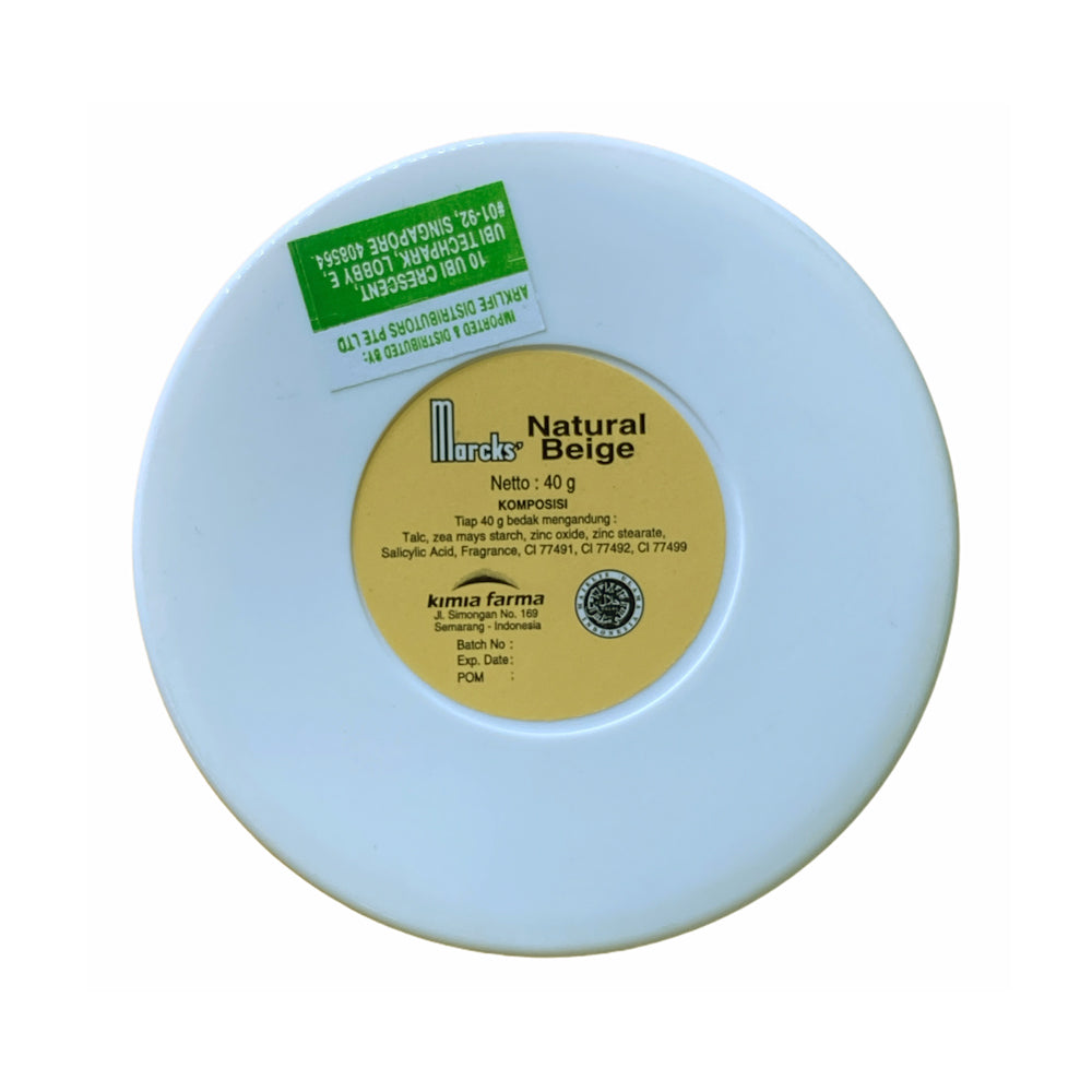 Marcks, Beauty Powder Natural Beige, 40 g