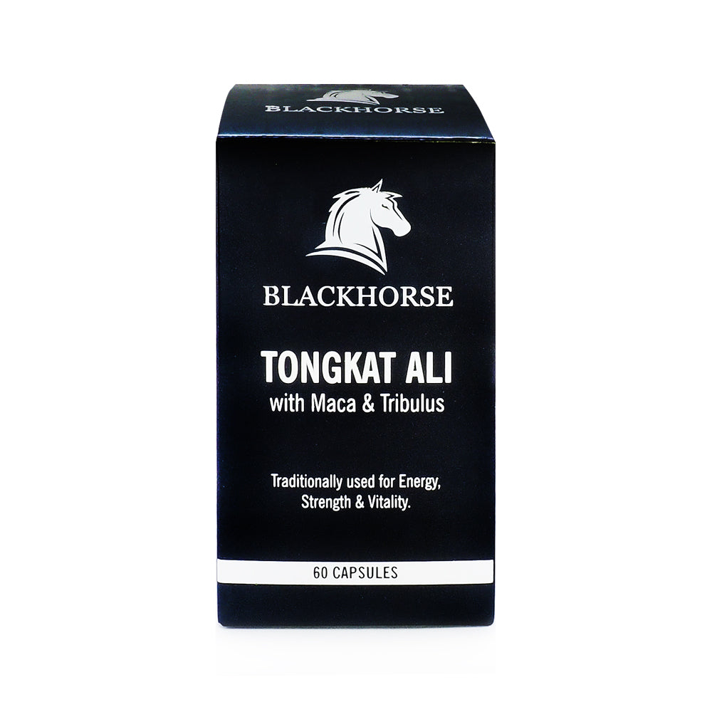 Millenia Herbs, Blackhorse, Tongkat Ali, with Maca & Tribulus, 60 caps