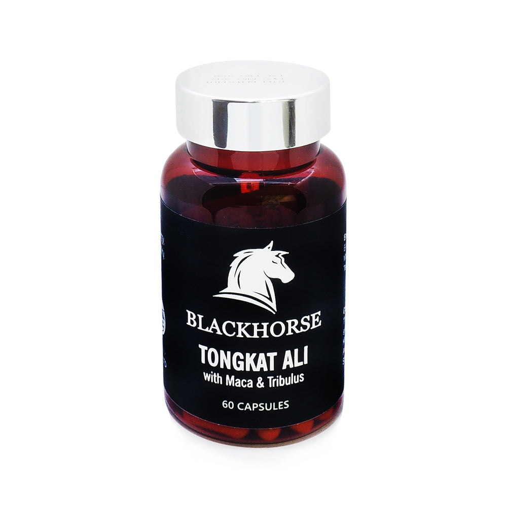 Millenia Herbs, Blackhorse, Tongkat Ali, with Maca & Tribulus, 60 caps