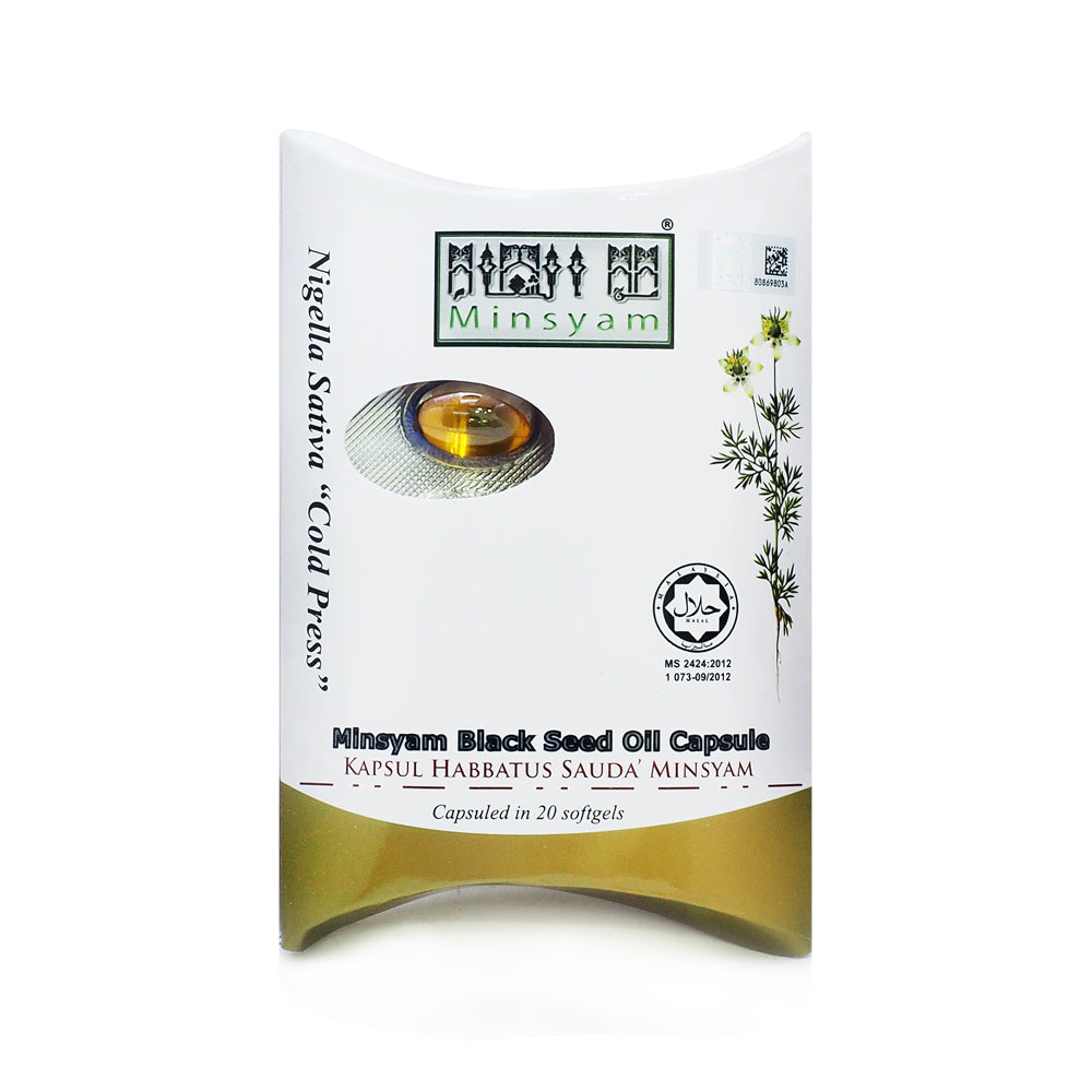 Minsyam, Black Seed Oil, 20 softgels