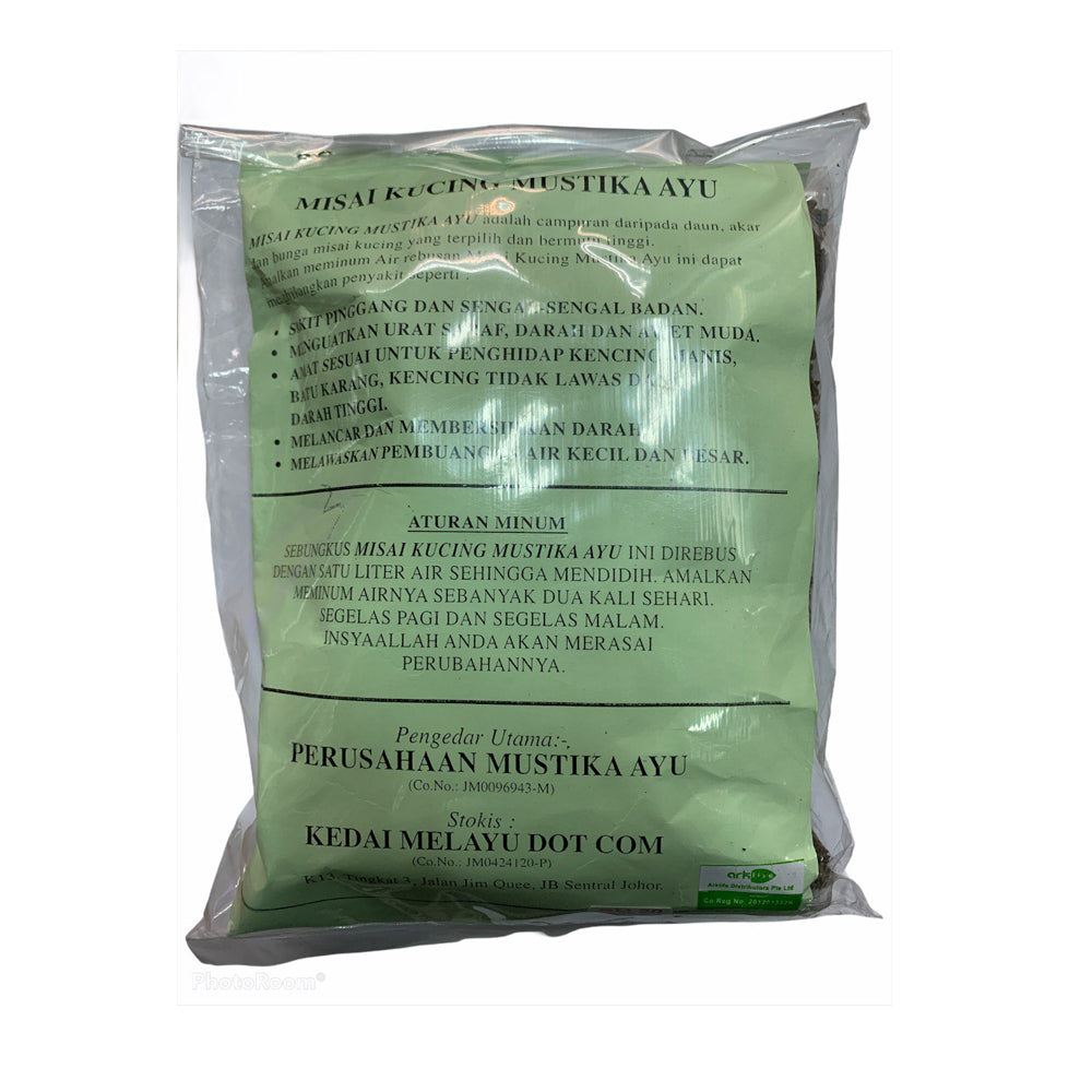 Mustika Ayu, Ubat Periuk Misai Kucing, 100%