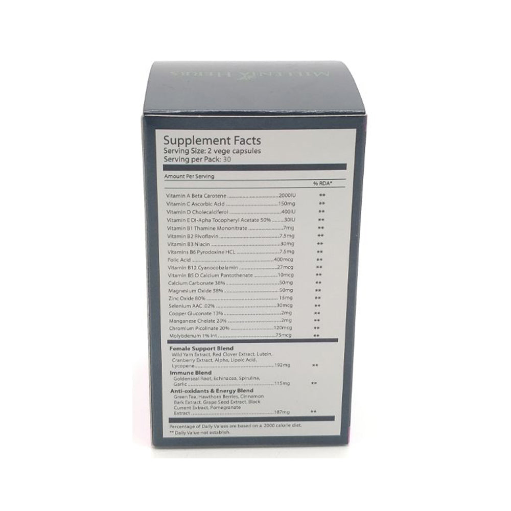 Millenia Herbs, Multivite For Her, 60 capsules