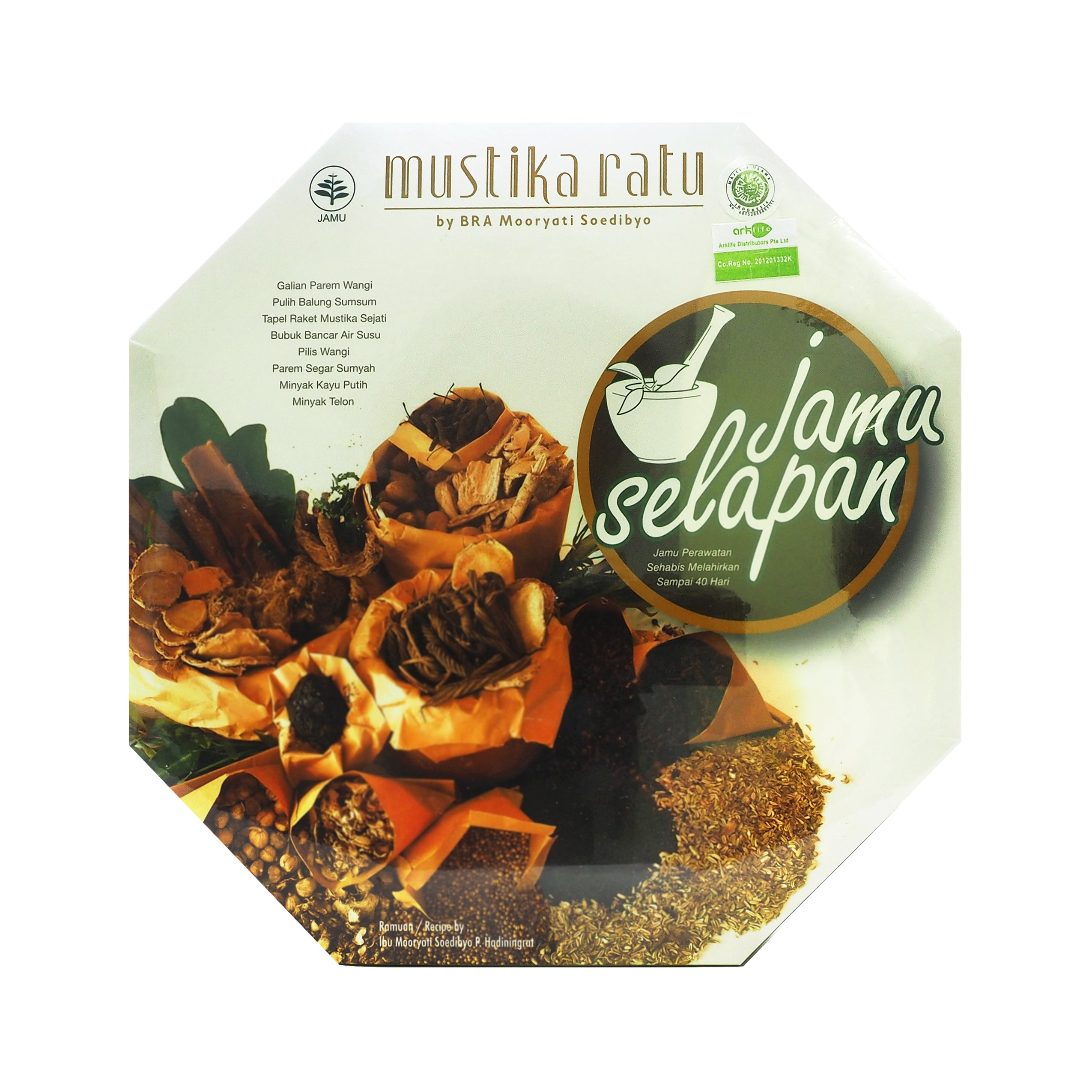 Mustika Ratu, Jamu Selapan, Set