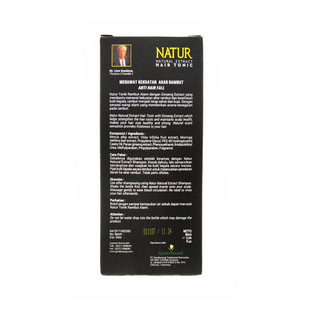 Natur, Hair Tonic Ginseng Extract, 80ml