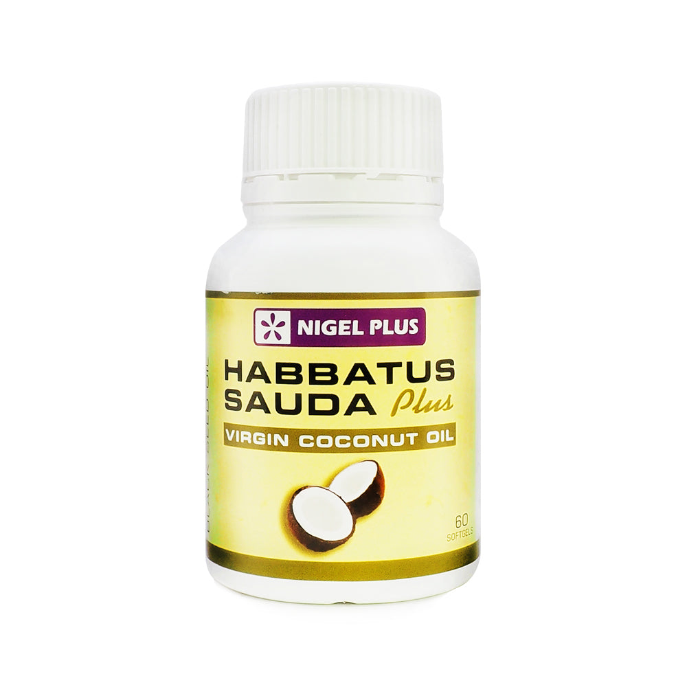 Nigel Plus, Black Seed Plus Virgin Coconut Oil, 60 softgels