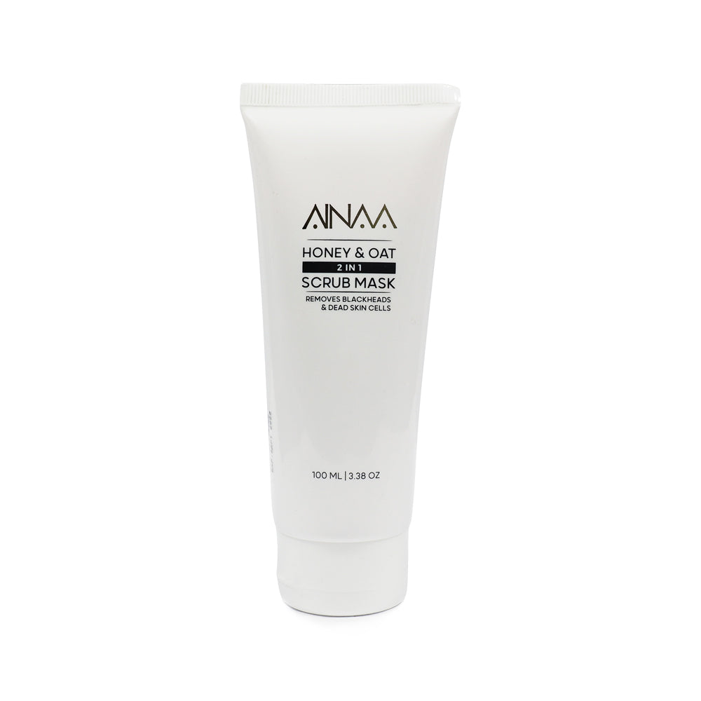 Ainaa Beauty, Scrub Mask, Honey & Oat, 100 ml