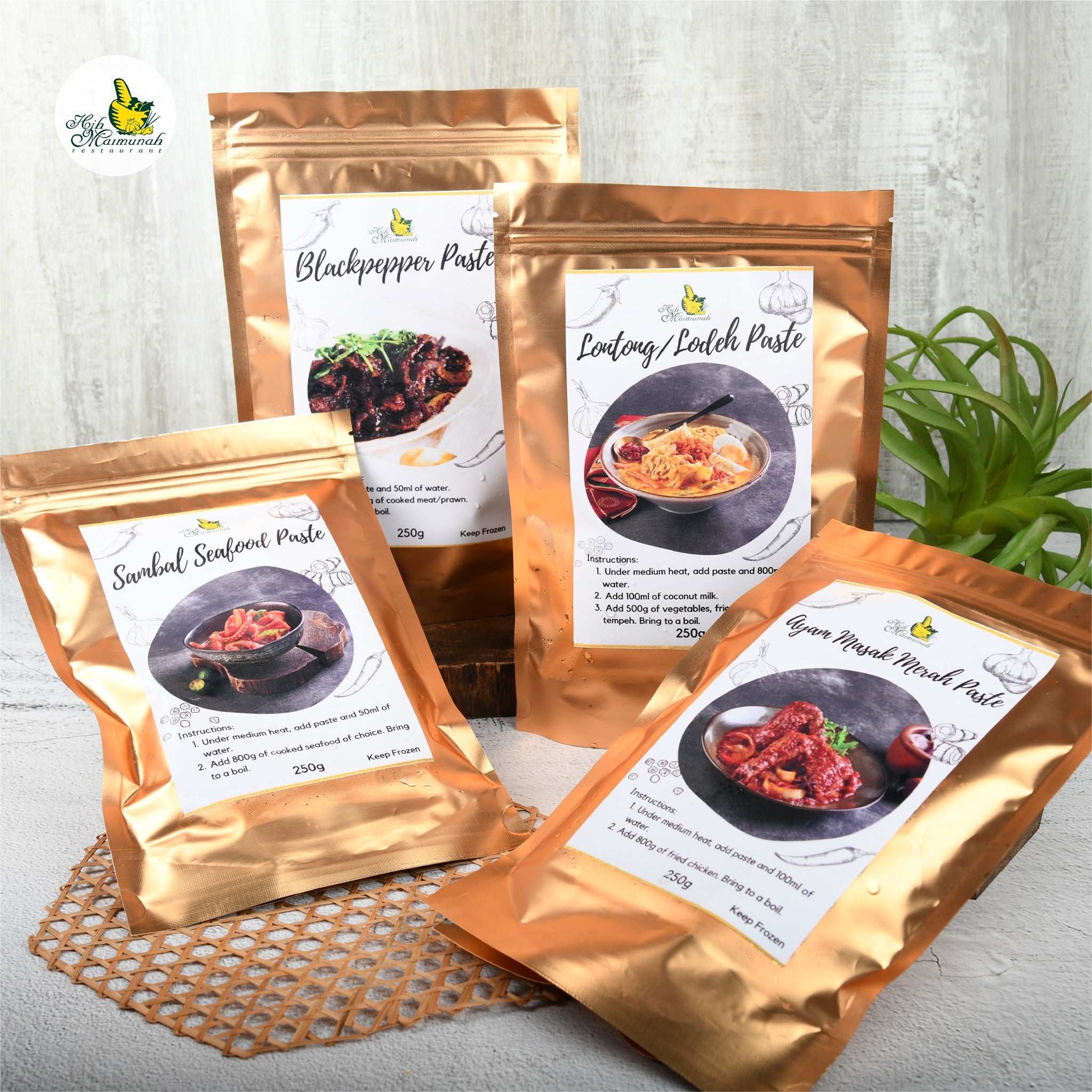 Hjh Maimunah, Sambal Seafood Paste, 250 g