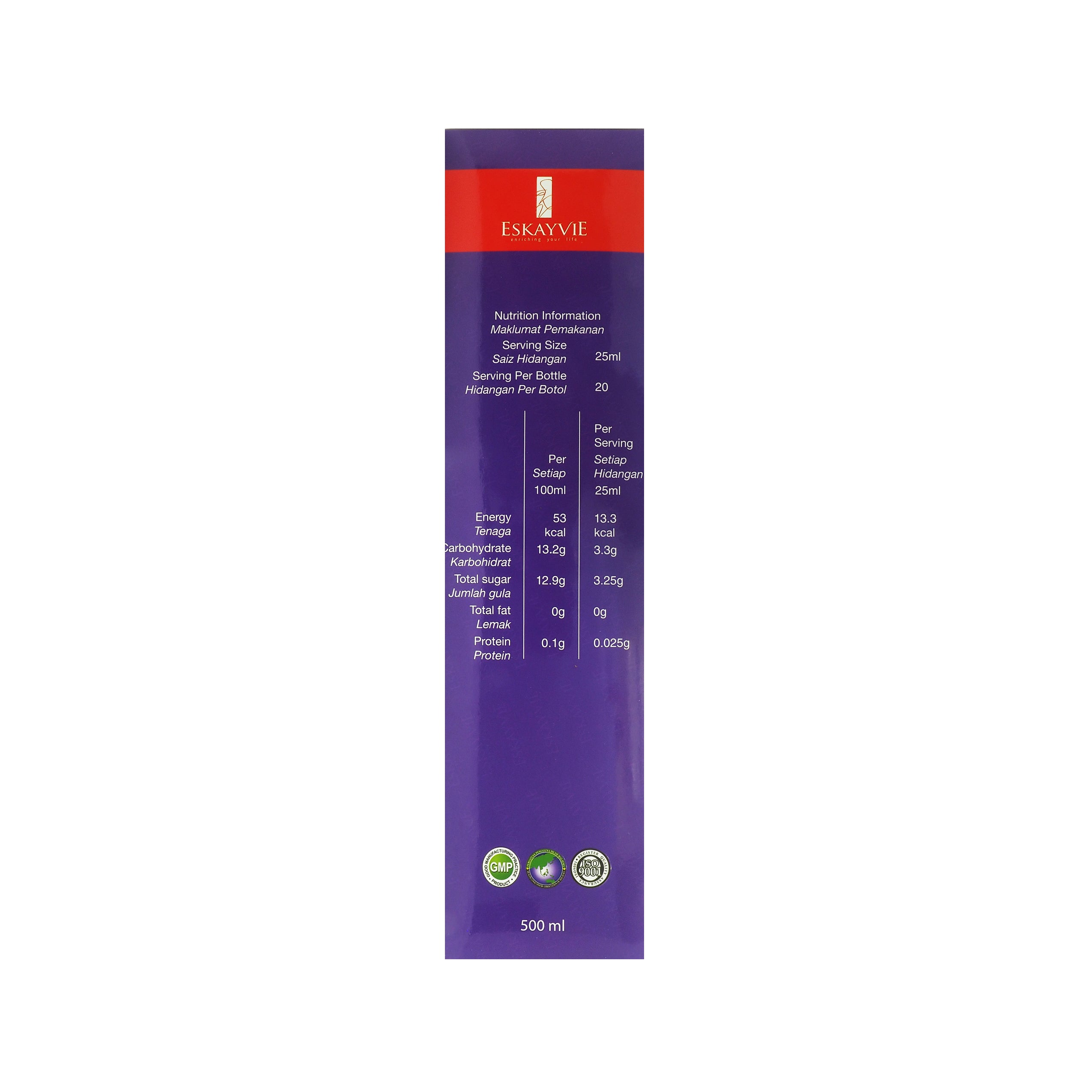 Eskayvie, Phytax, Mixed Fruit Drink, 500ml