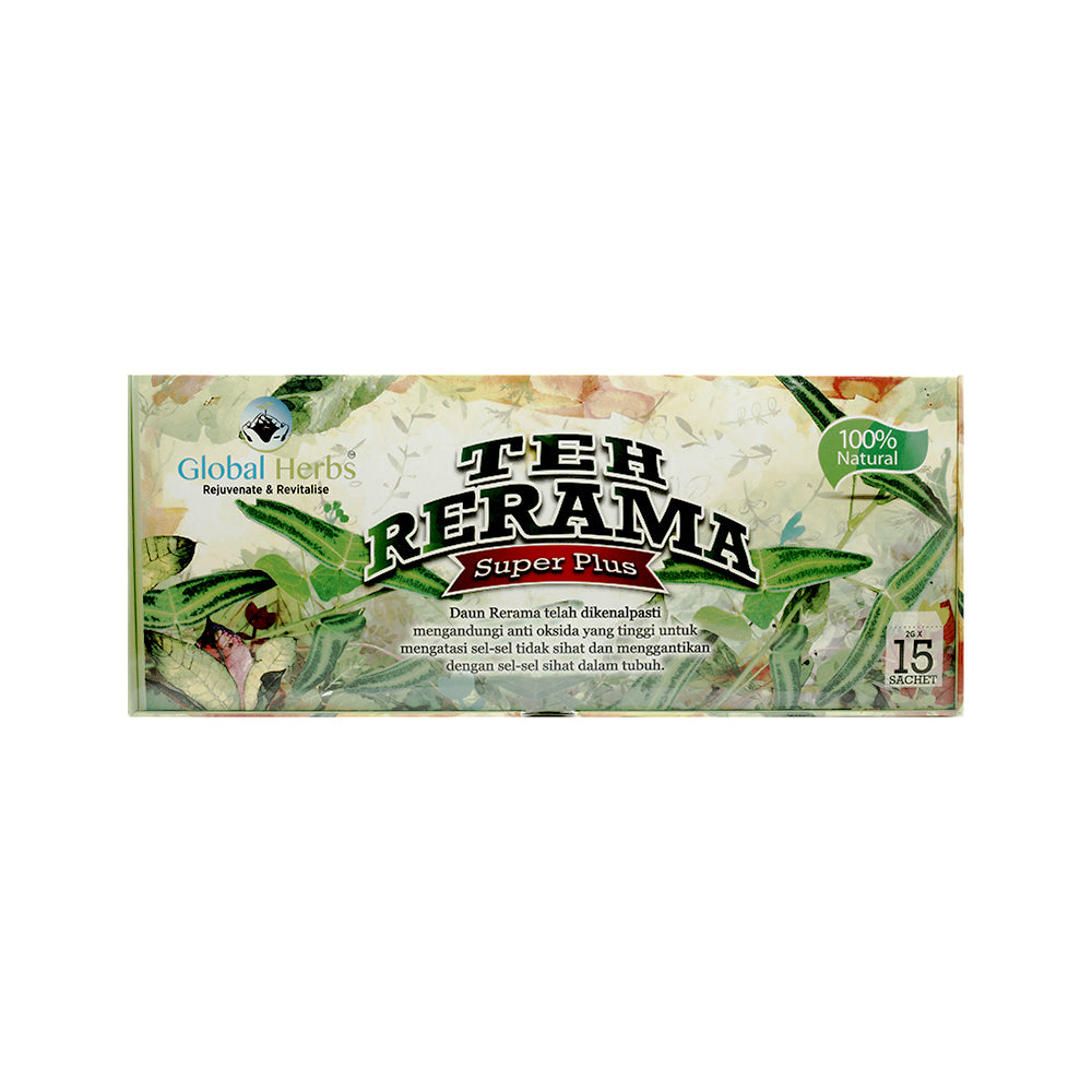 Global Herbs, Teh Rerama Super Plus, 15 sachets X 2 g