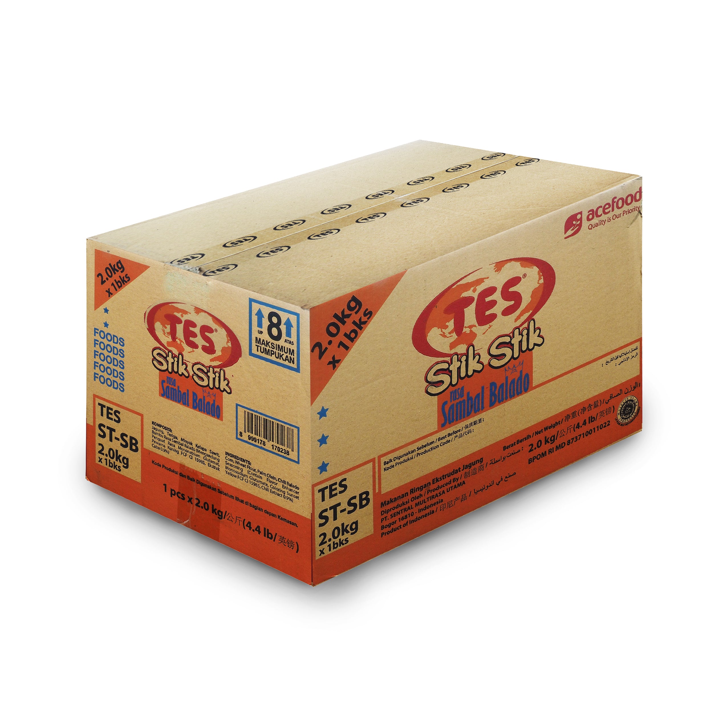 TES, Stik Sambal Balado, 2 kg
