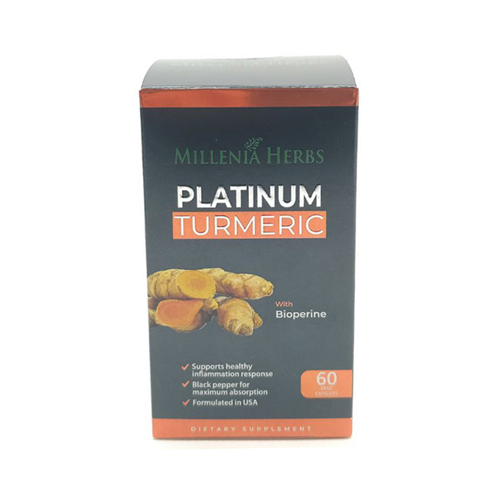 Millenia Herbs, Platinum Turmeric, 60 capsules