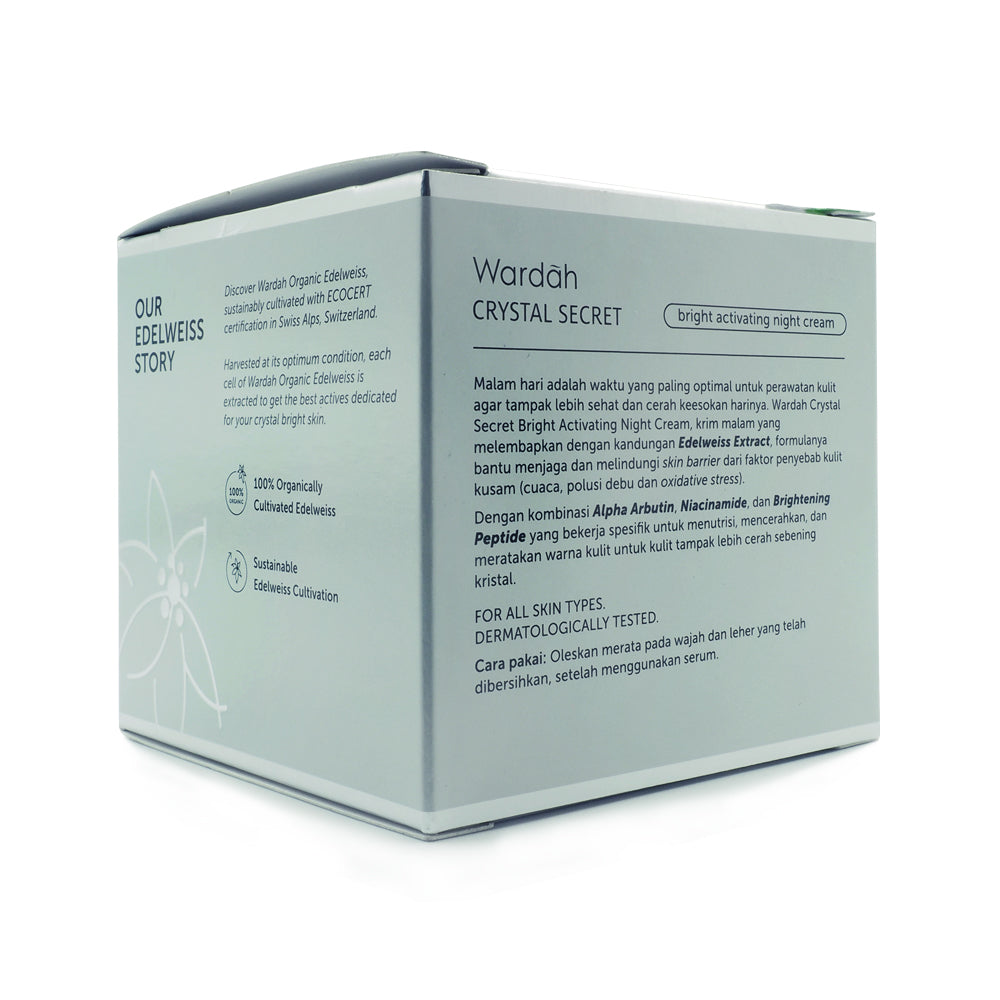 Wardah Crystal Secret Bright Activating Night Cream 30 G
