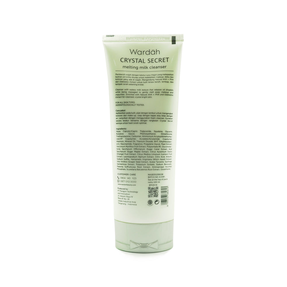 Wardah Crystal Secret Melting Milk Cleanser 150ml