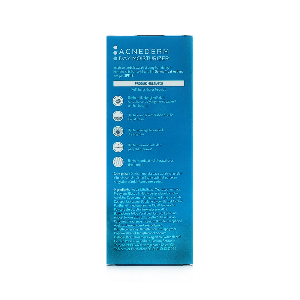 Wardah, Acnederm, Day Moisturizer, 40 ml
