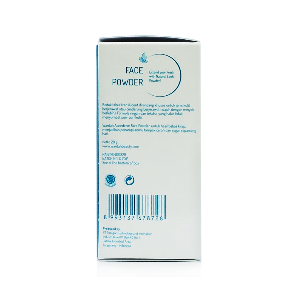 Wardah, Acnederm, Face Powder, 20 g