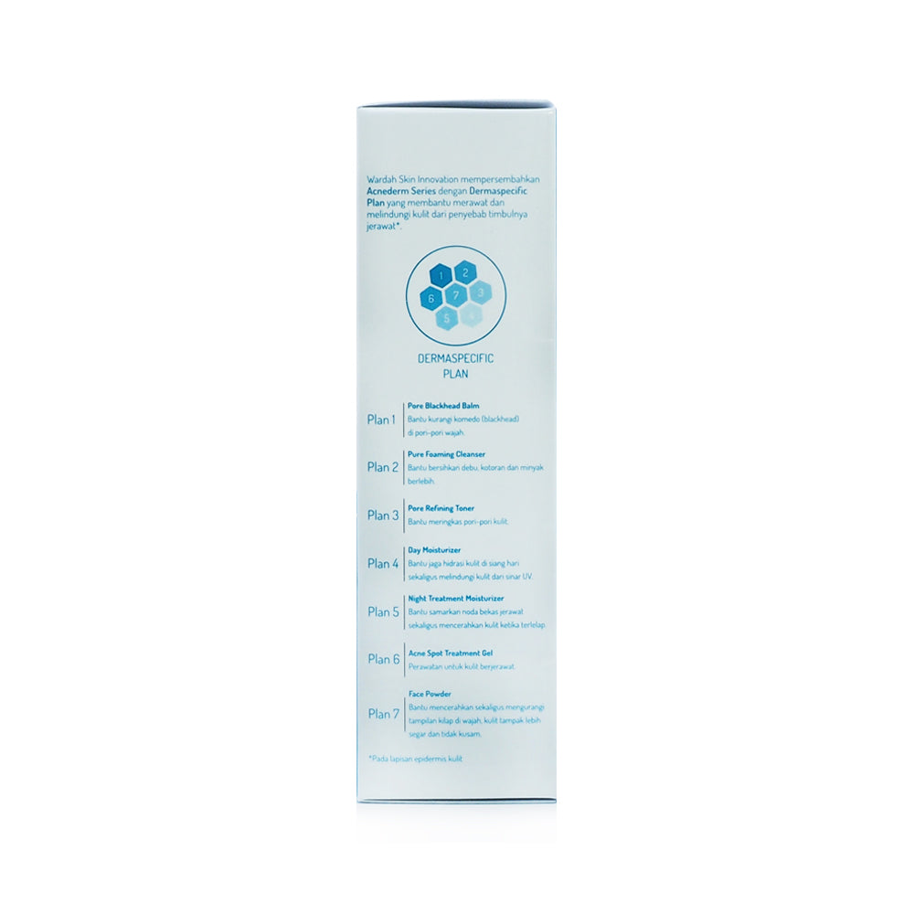 Wardah, Acnederm, Night Treatment Moisturizer, 40 ml