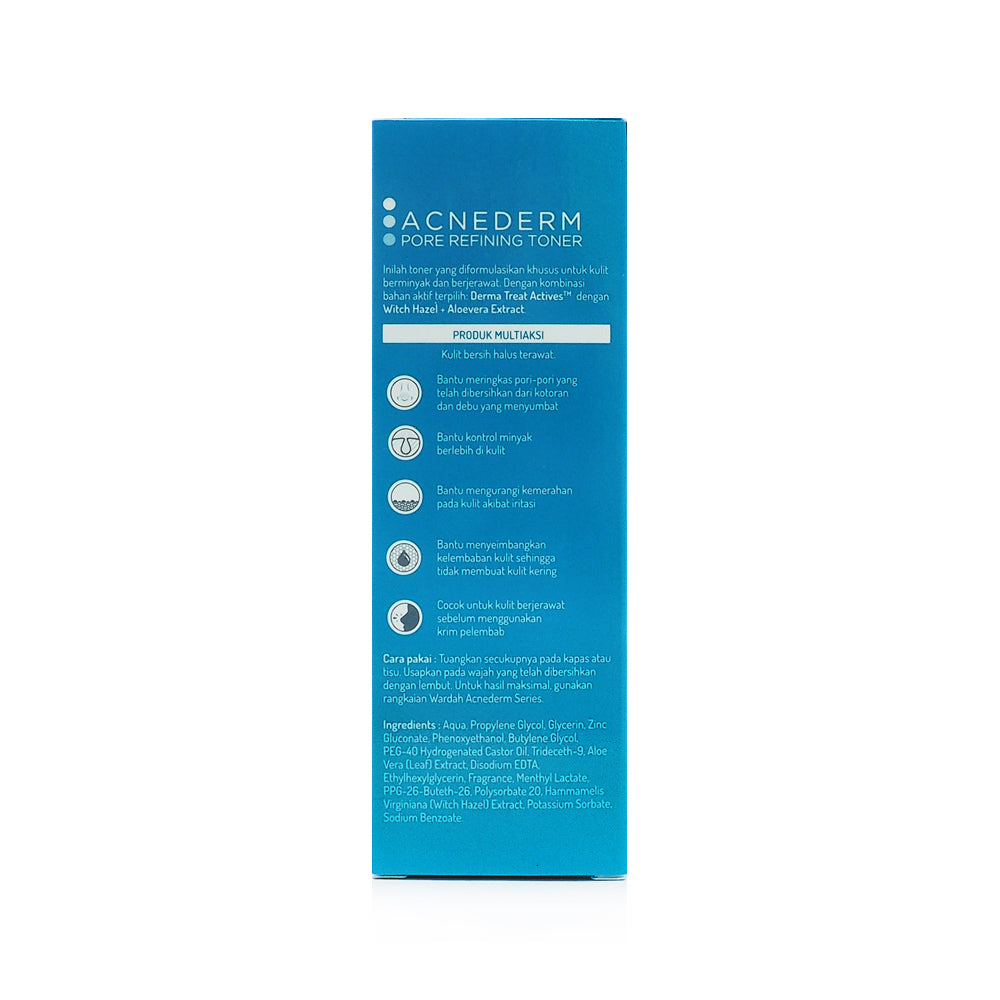 Wardah, Acnederm, Pore Refining Toner, 100 ml