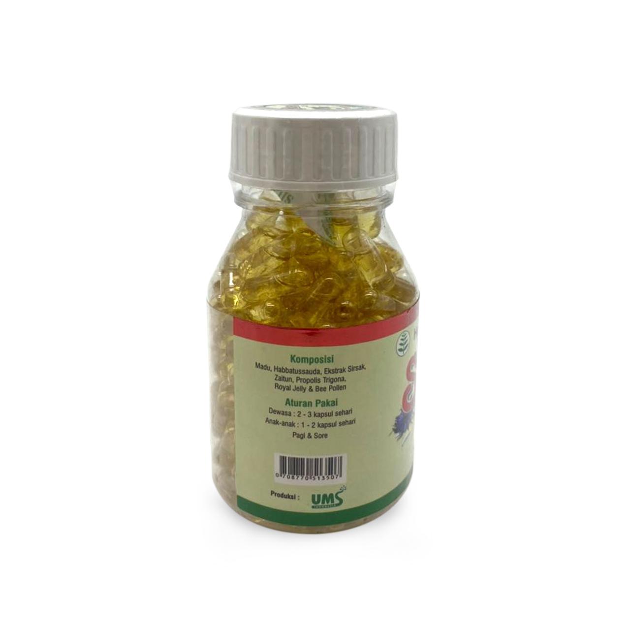 UMS, Habba Sauda Sirsak Xtra Propolis Trigona, 200 Caps