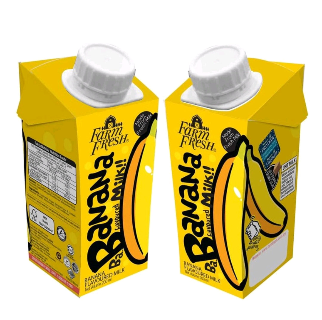 Farm Fresh, Banana Milk, 200 ml