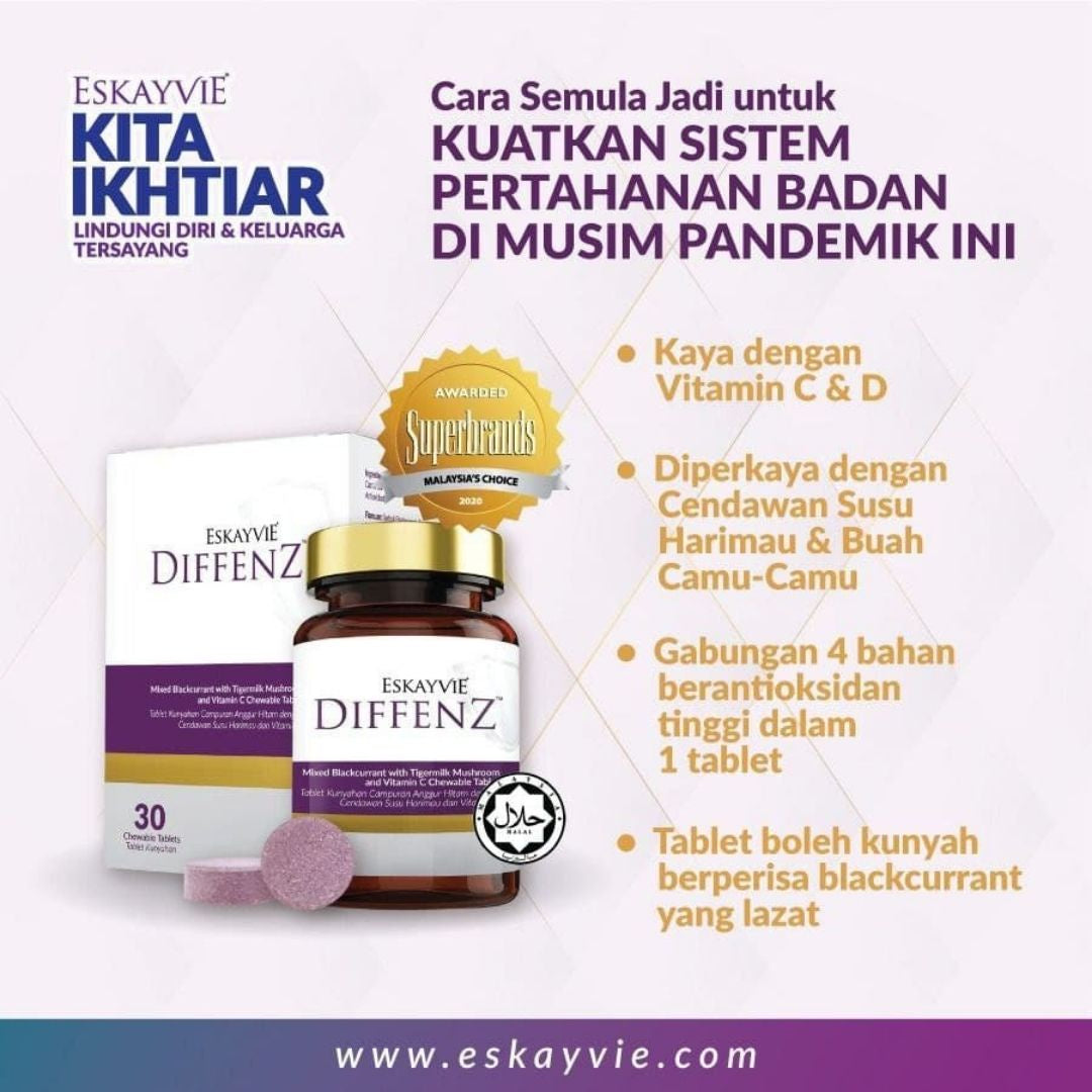 Eskayvie Diffenz 30 ChewableTablets