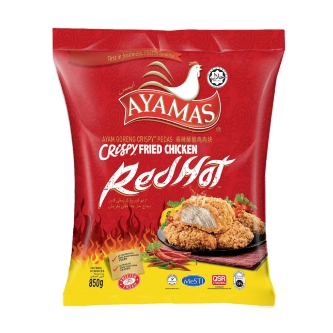 Ayamas, Crispy Fried Chicken, Red Hot, 850 g