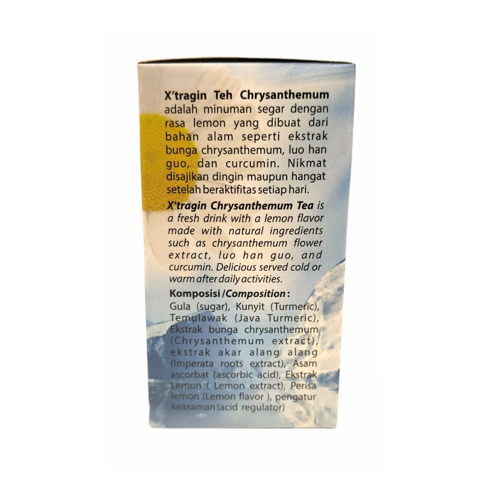 X'tragin, Teh Chrysanthemum, 5sachets x 18gm