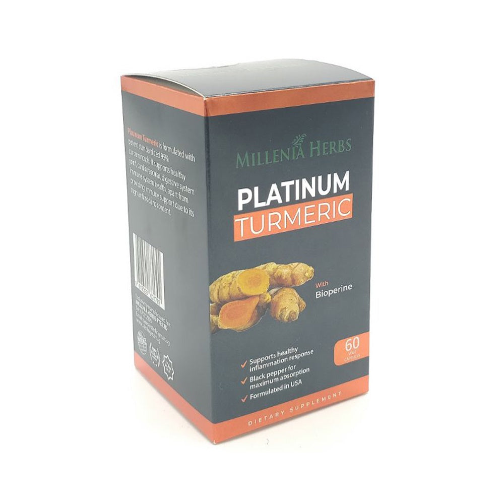 Millenia Herbs, Platinum Turmeric, 60 capsules