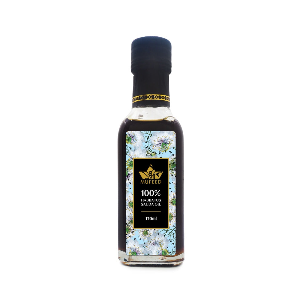 Mufeed, Habbatus Sauda Oil 100%, 170 ml