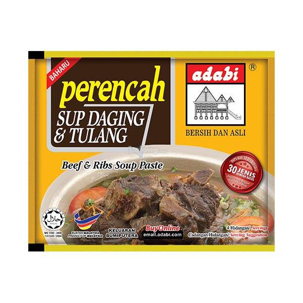 Adabi, Perencah Sup Daging & Tulang, 40 g