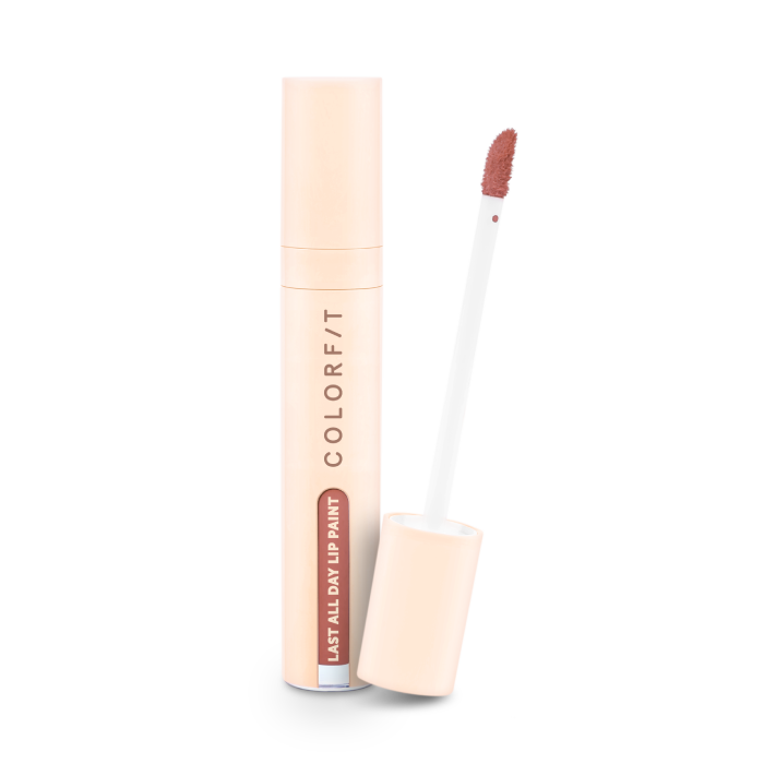 Wardah, Color Fit, All Day Lip Paint, 04 Brown Derlast, 4.2 g
