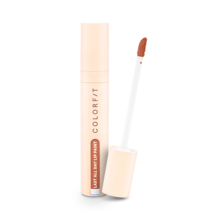 Wardah, Color Fit, All Day Lip Paint, 05 Stay Russet, 4.2 g