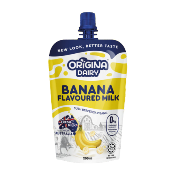 Origina,Banana Flavoured Milk, 200 ml – Al Barakah Health & Beauty