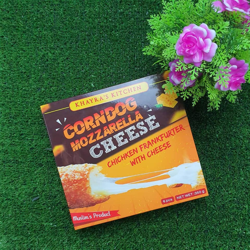 Khayra's Kitchen, Corn Dough, Mozzarella Chicken Frankfurter , 350 g