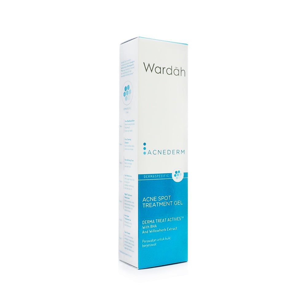 Wardah, Acnederm, Acne Spot Treatment Gel, 15 ml