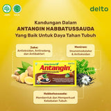 Antangin, Syrup Habbatussauda, 12 Sachets X 15 ml