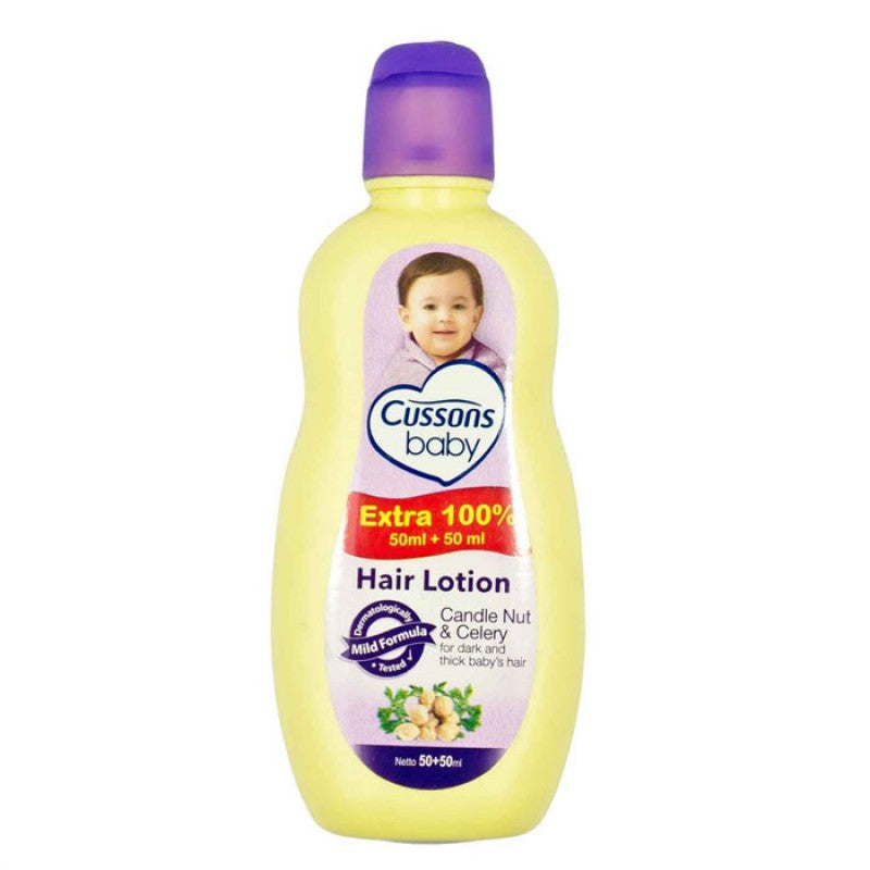 Cussons, Baby Hair Lotion Candle Nut & Celery, 100 + 100 ml